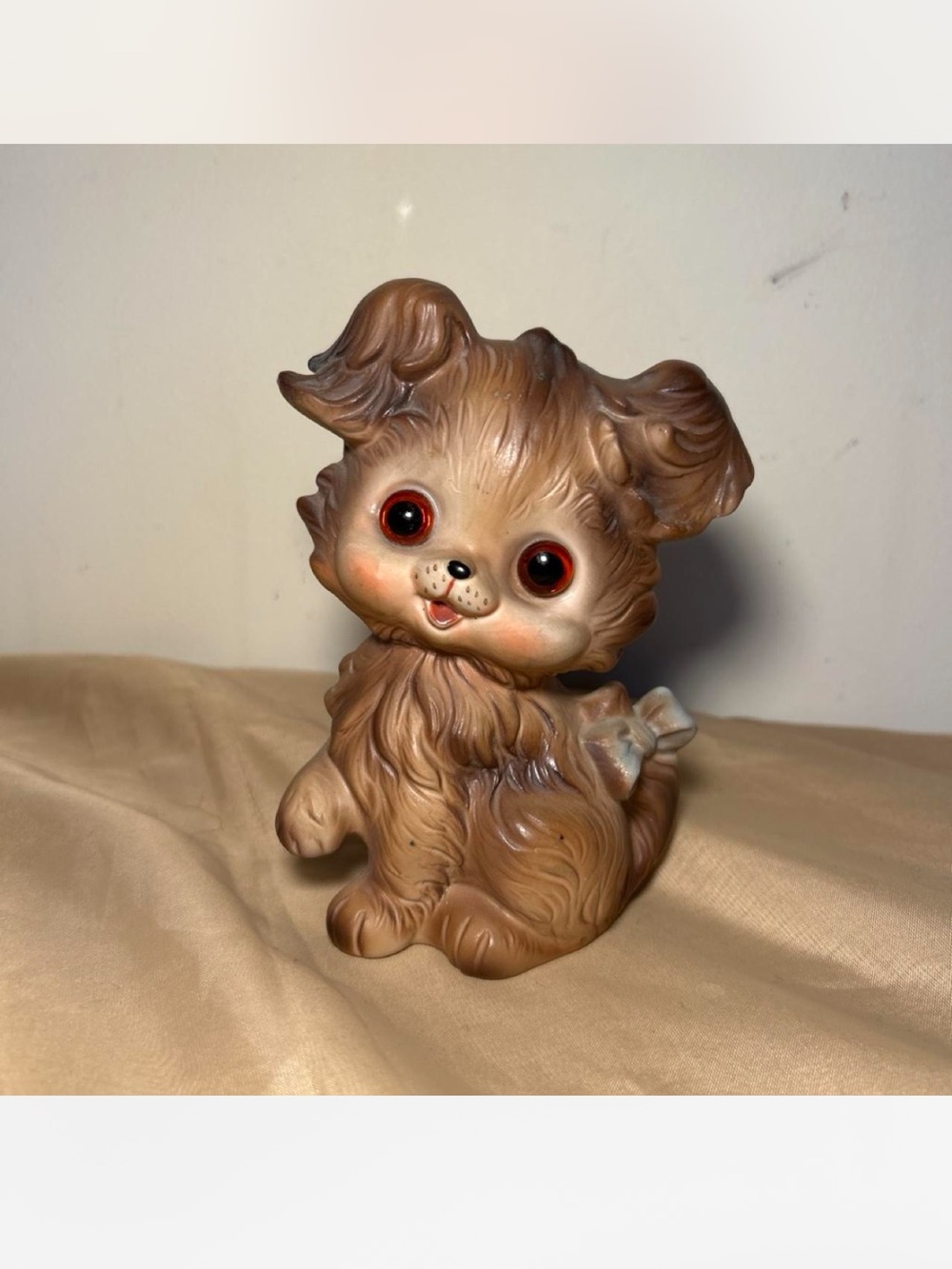 Vintage ceramic puppy figurine